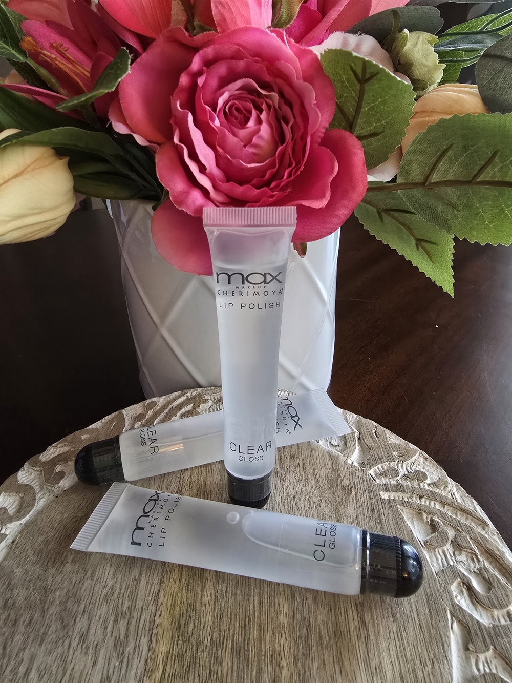 Cherimoya MAX Lip Gloss Clear Qty 3